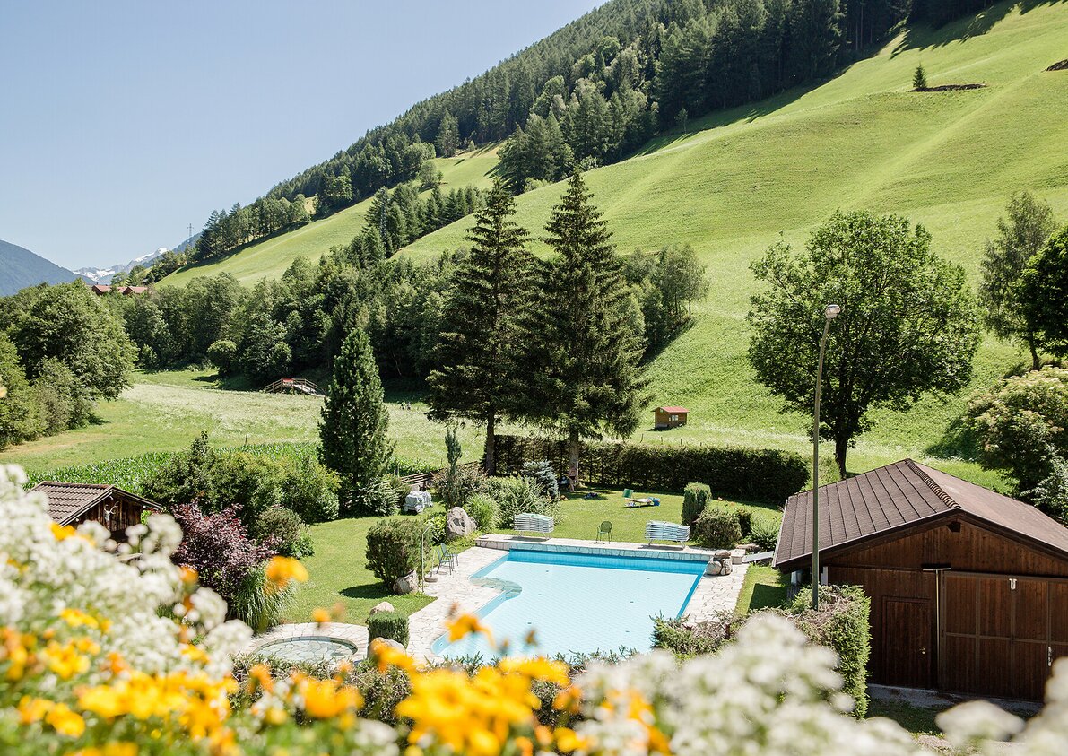 Aussicht vom Balkon