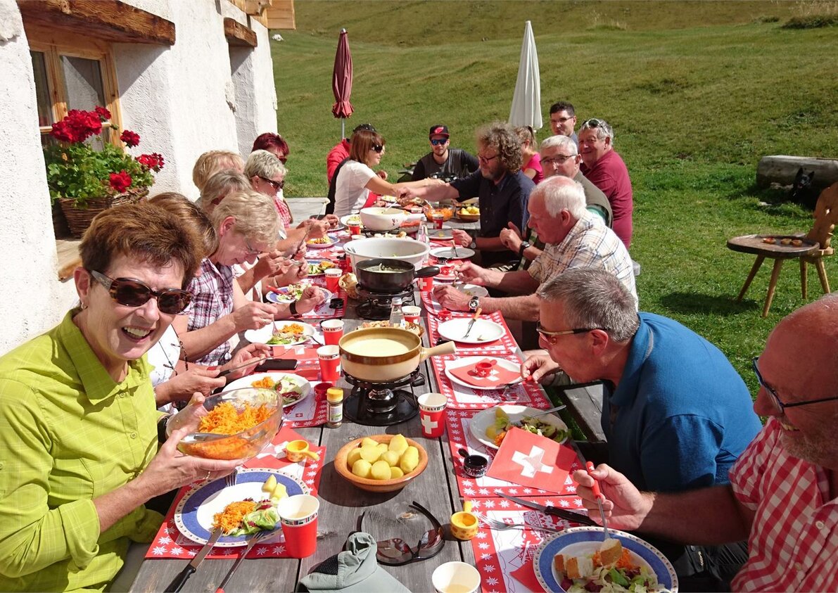 Fonduefest auf der Alm