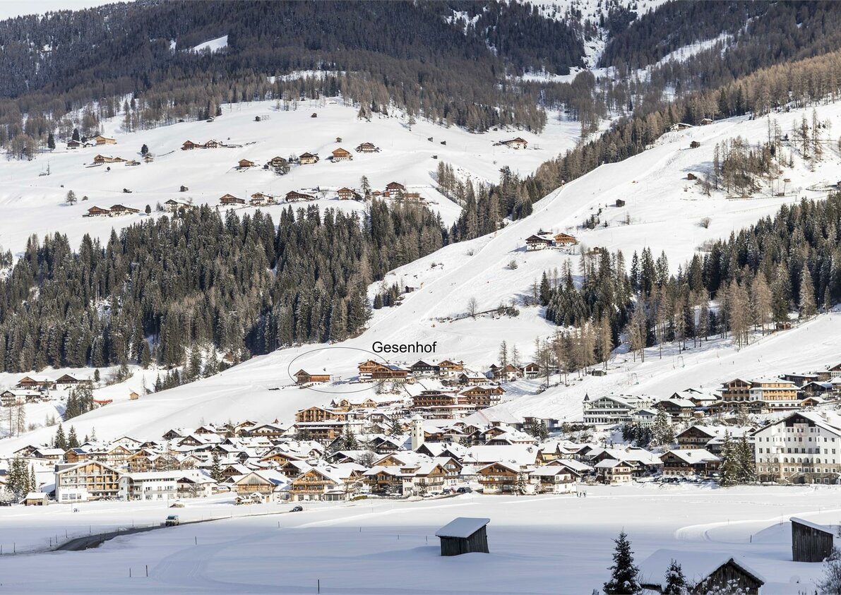 Gesenhof direct on the ski slopes