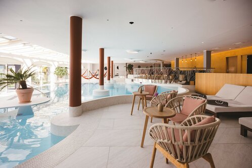 The FamilySpa with indoor pool and family saunas