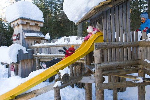 Rainer parco giochi invernale