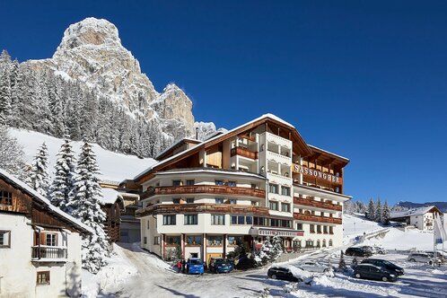 Hotel Sassongher in inverno