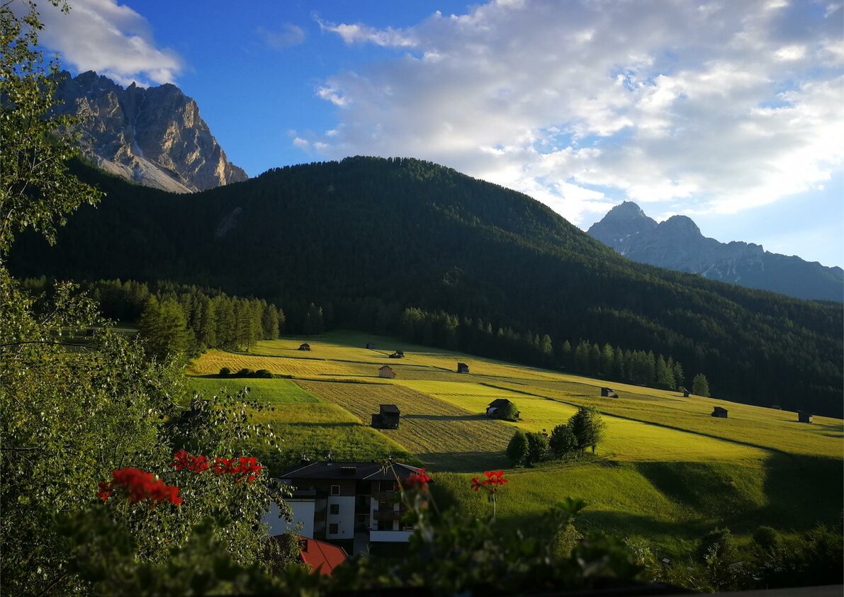 Blick auf die Heuwiesen