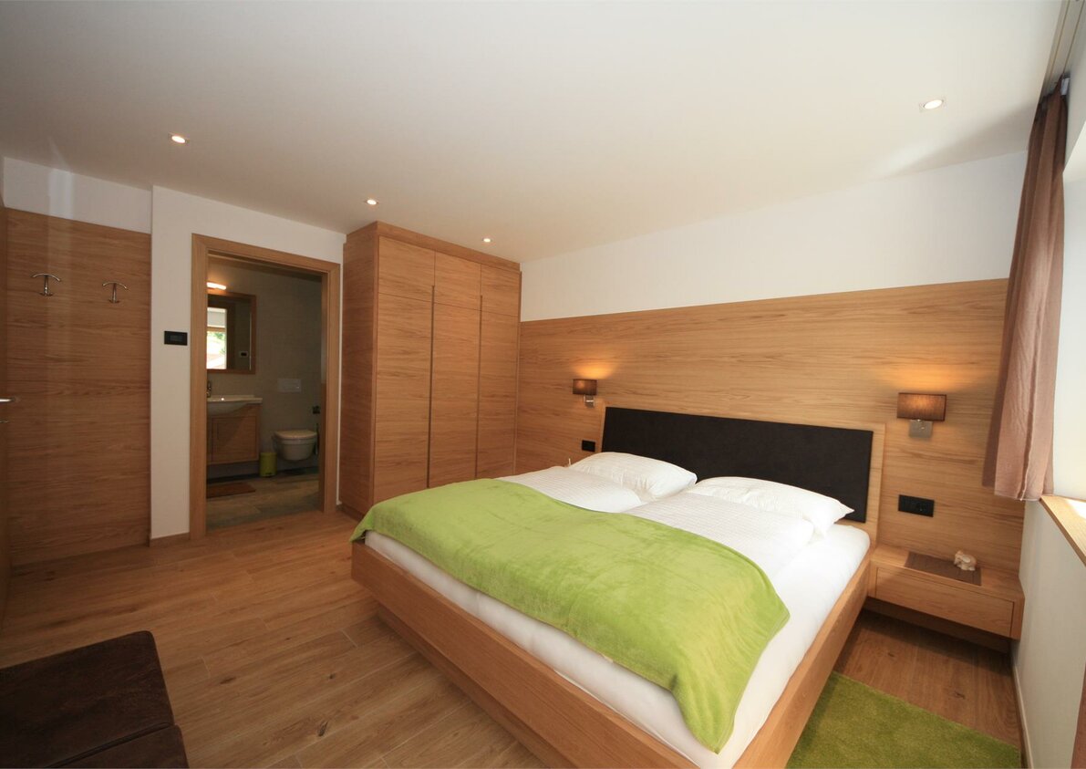 Bedroom Bel Paese - apartment for 2-3 people in the centre of Ortisei