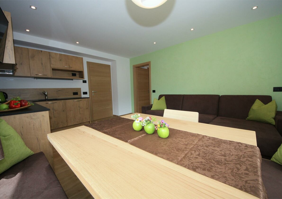 Living room Bel Paese - apartment for 2-3 people in the centre of Ortisei