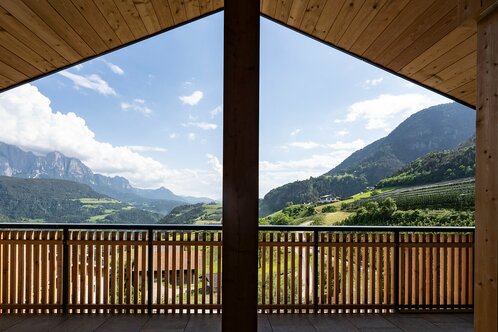 view from the balcony