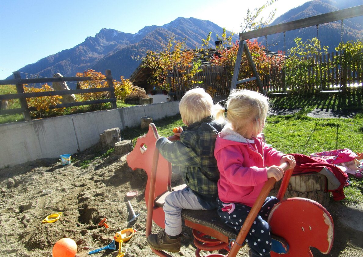 Blick vom Spielplatz nach Süden