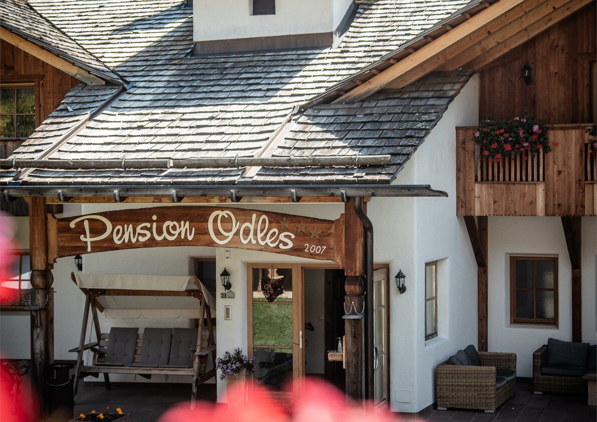 Pension odles im Sommer