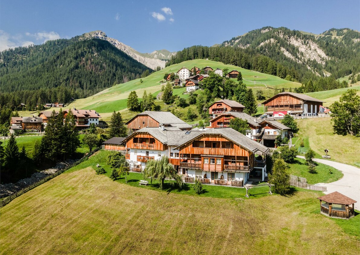 Pension odles im Sommer