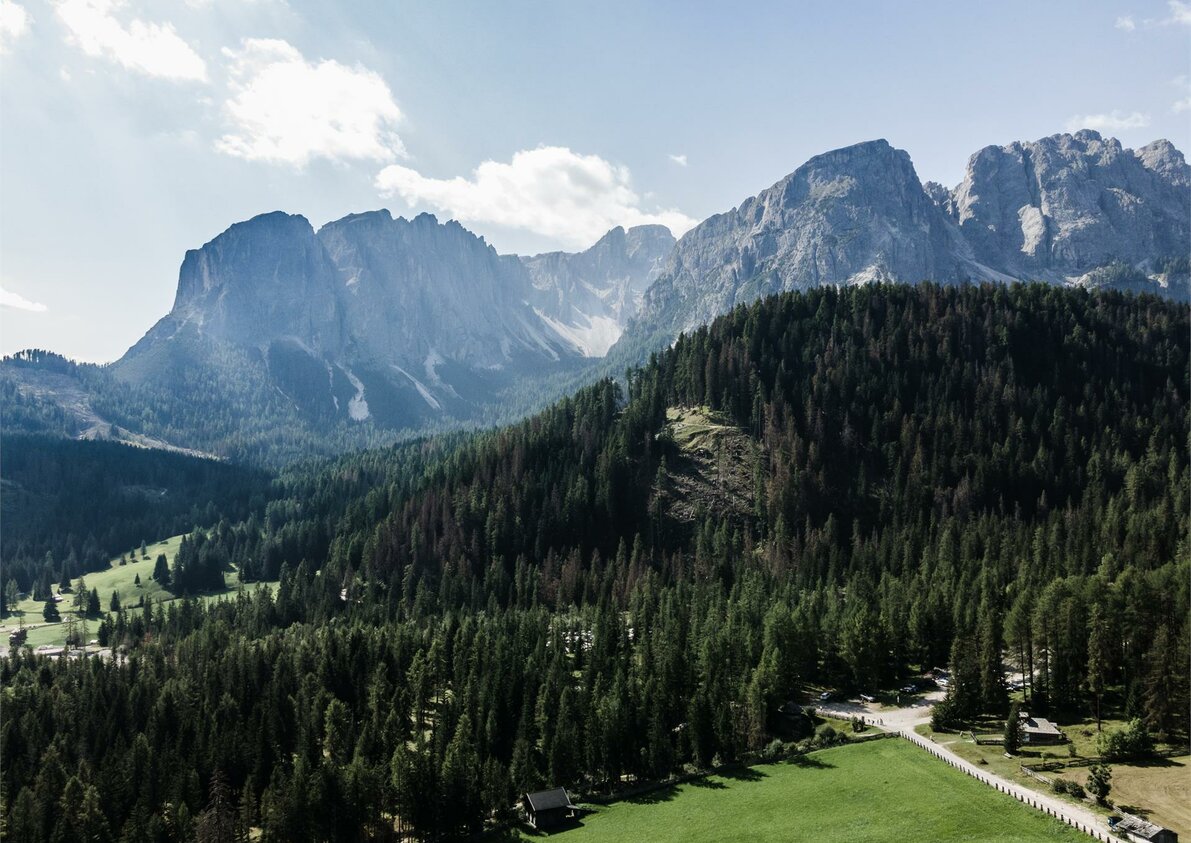 Blick auf die Berge