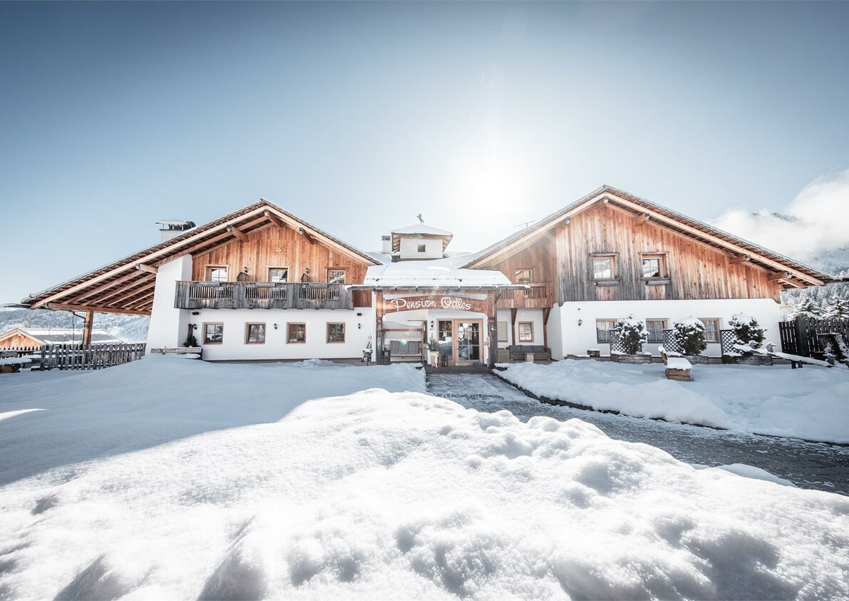 Pension Odles im Winter