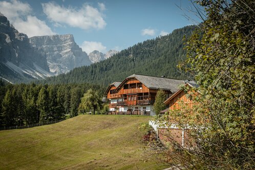 Pension odles im Sommer