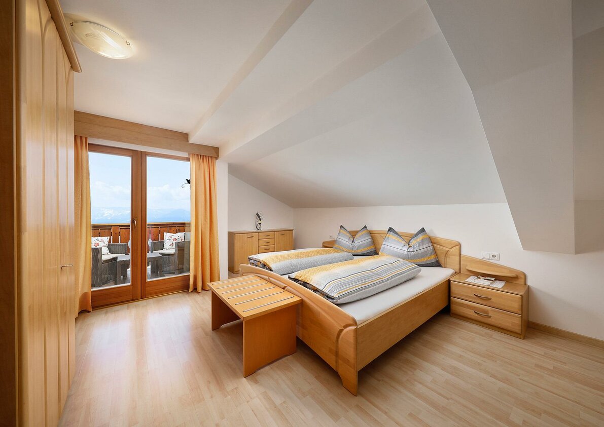 Schlafzimmer - Pichlerhof in Hafling, Südtirol
