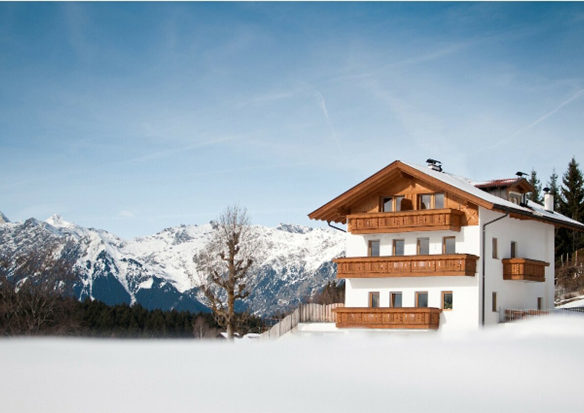Platterhof in Hafling im Winter, Südtirol