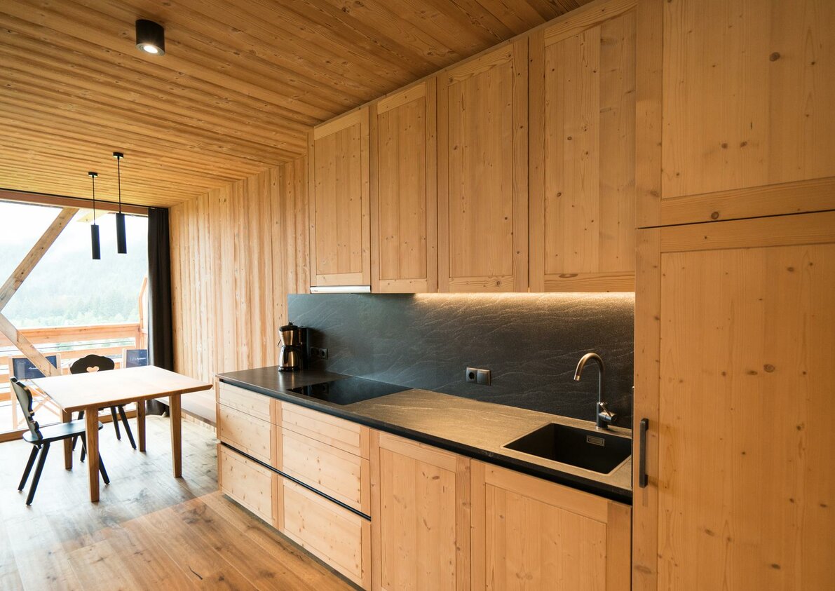 Hayloft Apartment VISTA Wohnküche
