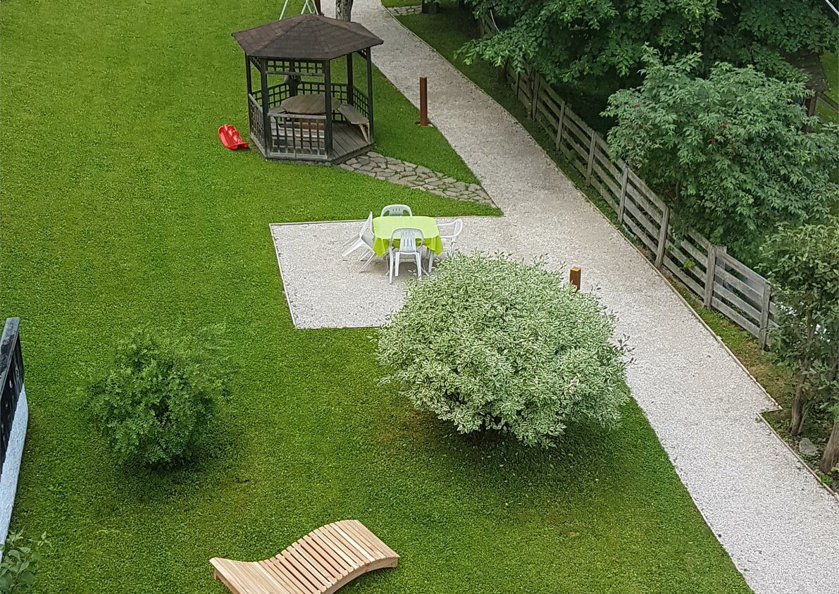 vista sul giardino