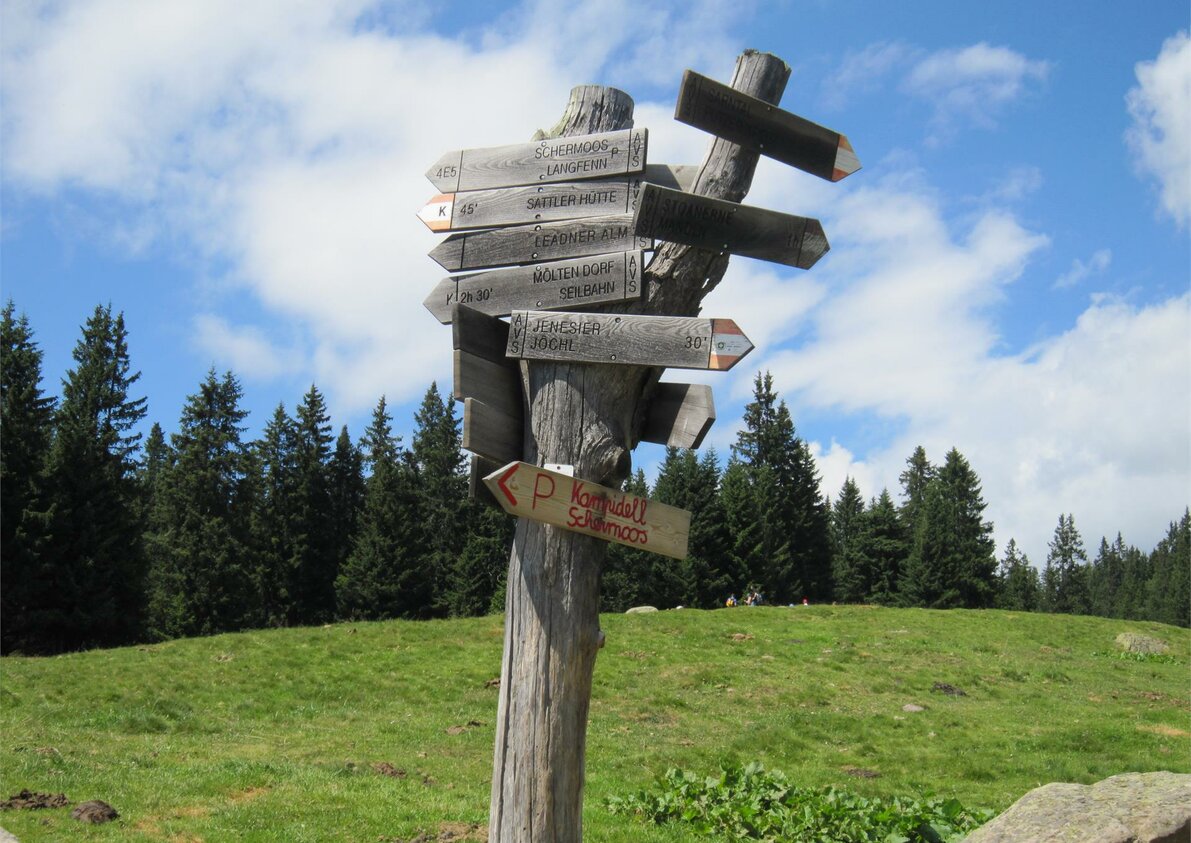 Zahlreiche Wandermöglichkeiten erwarten Sie in Vöran - Rotsteinhof, Südtirol