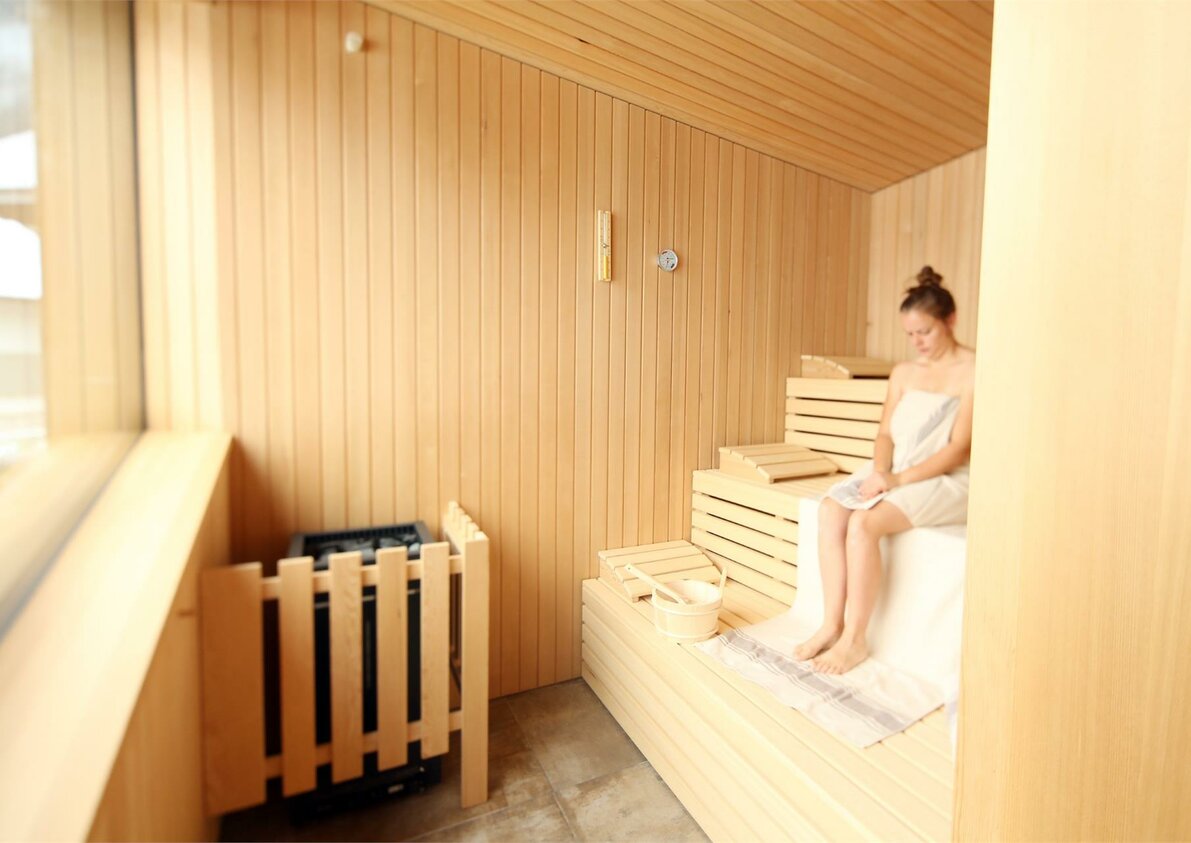 Sauna con vista panoramica