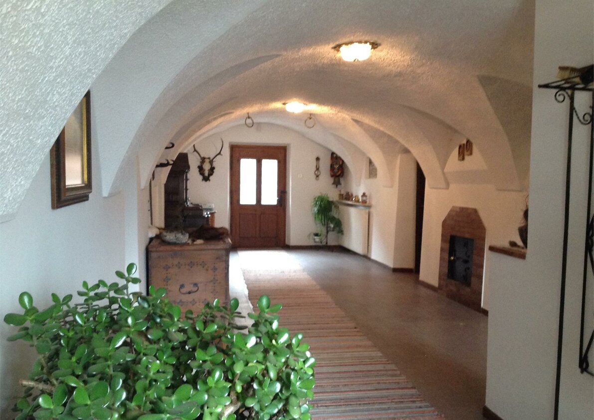 house corridor with vault