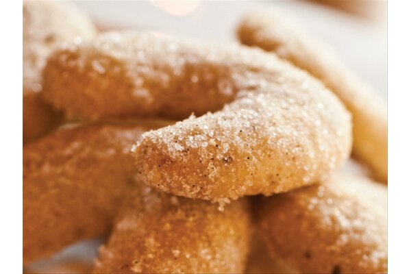 Cornetti alla vaniglia Cornetti alla vaniglia della tradizione natalizia in Alto Adige