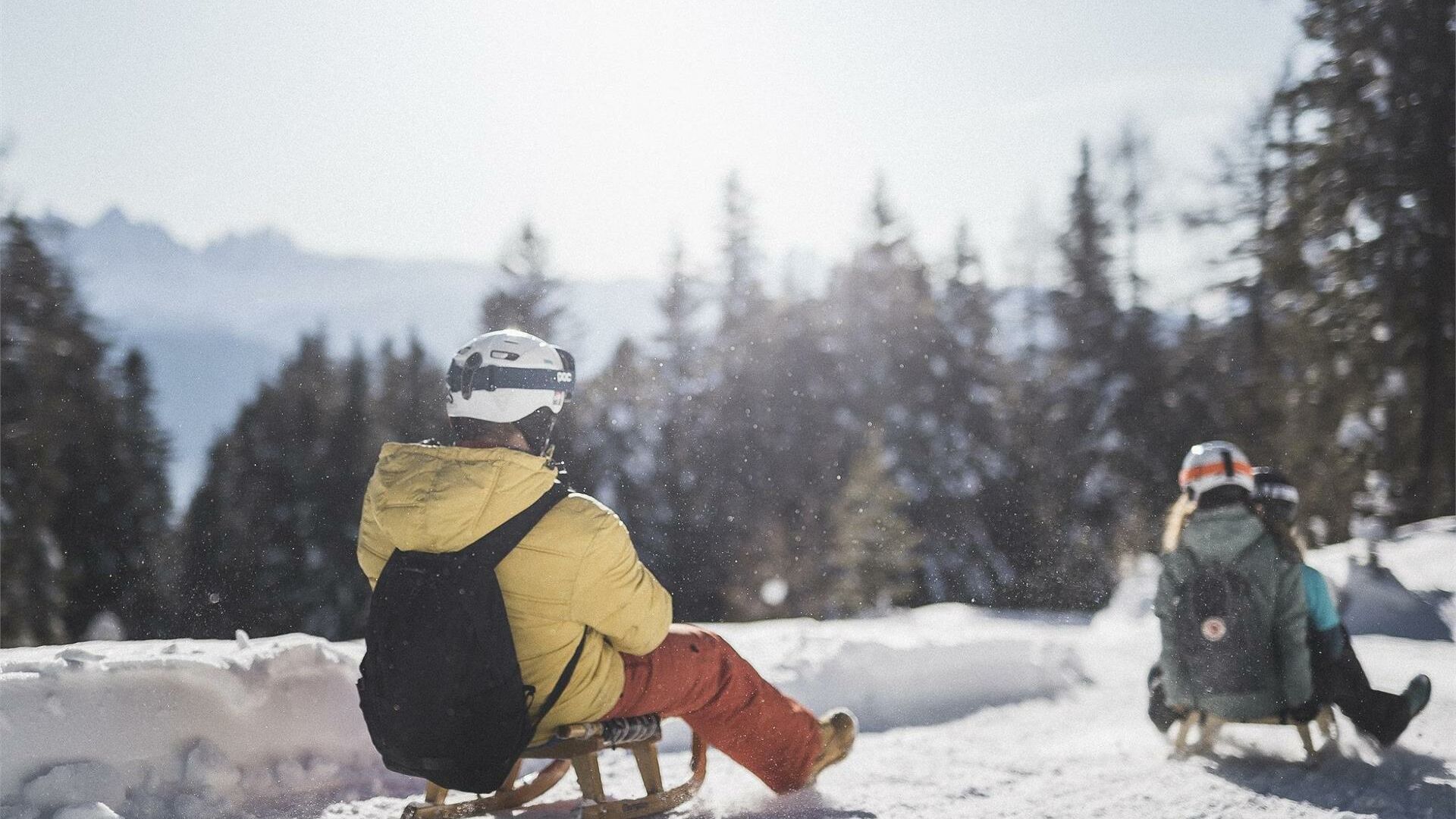 Toboggan run in Spelonca • Sledding in South Tyrol