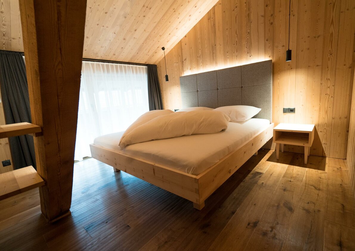 Hayloft Apartment MOUNTAIN Schlafzimmer