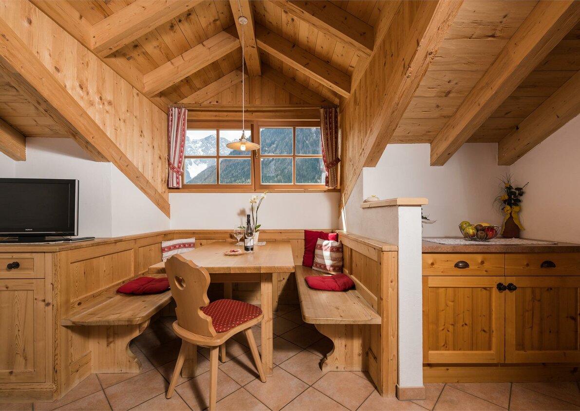 Ferienwohnung Drei Zinnen, Wohnraum