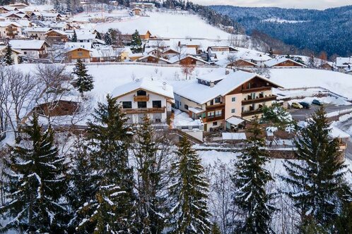 Hotel Alber in winter, South Tyrol