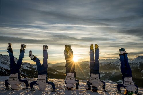 Skiing school Sarntal Valley