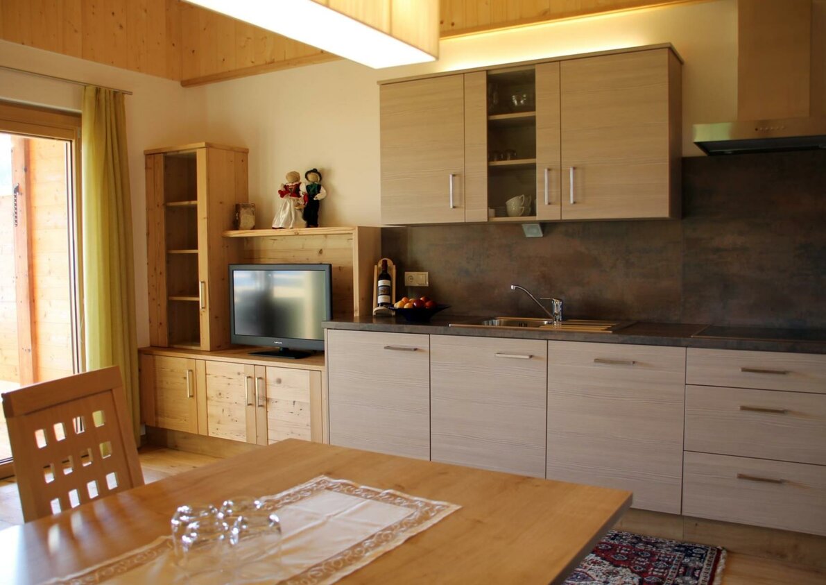 Moderne Wohnküche - Thalerhof in Vöran, Südtirol