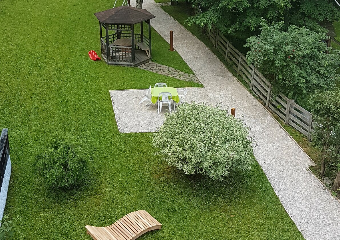 Blick auf den Garten