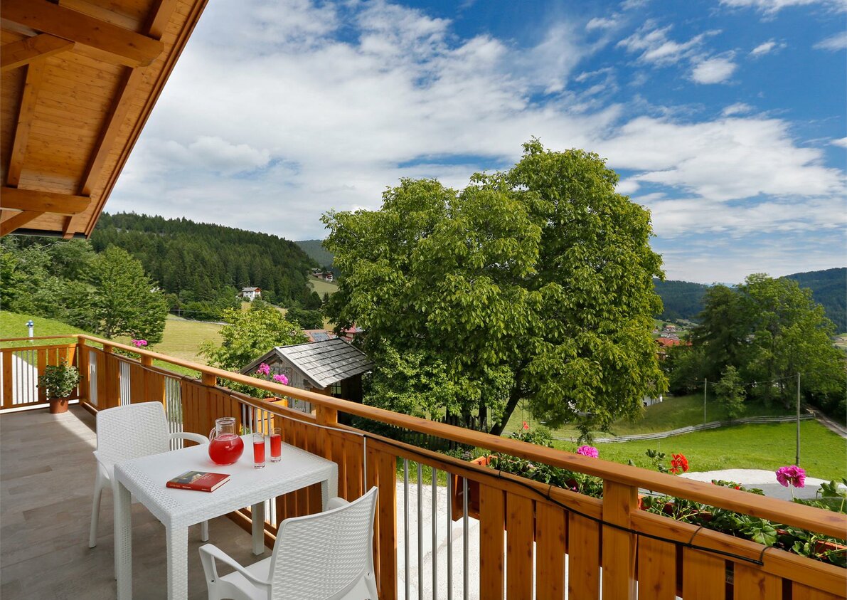 Herrliche Aussicht vom Pichlerhof in Hafling, Südtirol