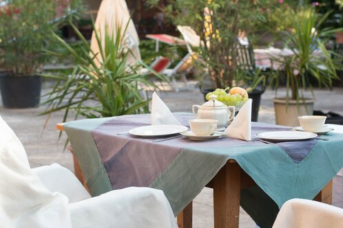 breakfast on the terrace