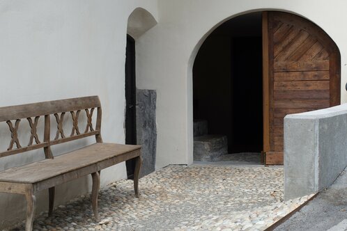 The entrance