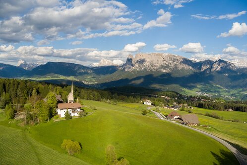 Hotel Ansitz Kematen con il panorama sulle Dolomiti