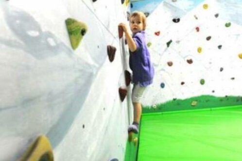 Climbing wall Hotel Rainer  Sexten Dolomiten