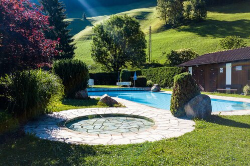 Heated outdoor pool